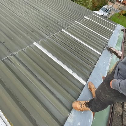 A newly installed tile roof, pristine and durable.